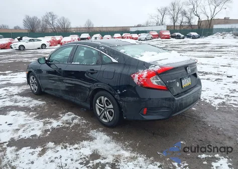 2017 Honda Civic Lx from USA, damaged, VIN 19XFC2F53HE206724